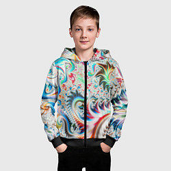 Толстовка на молнии детская ILLUSION STYLE, цвет: 3D-черный — фото 2