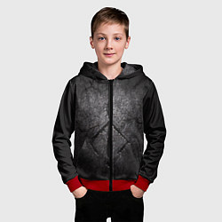 Толстовка на молнии детская BLOODBORNE HUNTER, цвет: 3D-красный — фото 2