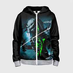 Толстовка на молнии детская PREDATOR, цвет: 3D-меланж