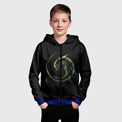 Толстовка на молнии детская ЧУЖОЙ, цвет: 3D-синий — фото 2