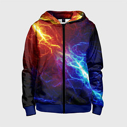 Детская толстовка на молнии ОГОНЬ ГЛИТЧ