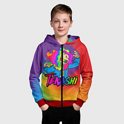 Толстовка на молнии детская 6IX9INE, цвет: 3D-красный — фото 2