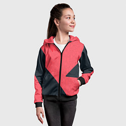 Толстовка на молнии детская VALORANT, цвет: 3D-черный — фото 2