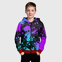 Толстовка на молнии детская FORTNITE x MARSHMELLO, цвет: 3D-красный — фото 2