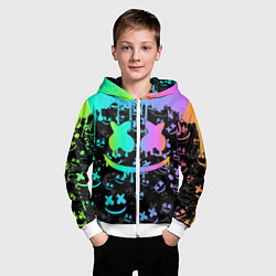 Толстовка на молнии детская MARSHMELLO, цвет: 3D-белый — фото 2