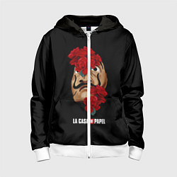 Толстовка на молнии детская БУМАЖНЫЙ ДОМ, цвет: 3D-белый