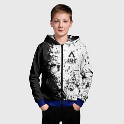Толстовка на молнии детская Apex Legends, цвет: 3D-синий — фото 2