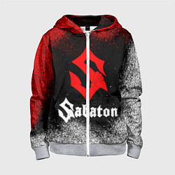 Детская толстовка на молнии Sabaton