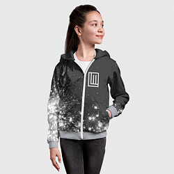 Толстовка на молнии детская LINDEMANN ЛИНДЕМАНН, цвет: 3D-меланж — фото 2