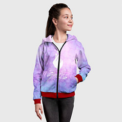 Толстовка на молнии детская Stray Kids, цвет: 3D-красный — фото 2