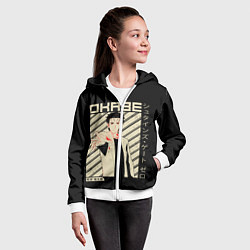 Толстовка на молнии детская Врата Штейна, цвет: 3D-белый — фото 2