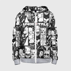 Детская толстовка на молнии UNDERTALE