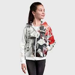 Толстовка на молнии детская DESTINY, TITAN, цвет: 3D-белый — фото 2