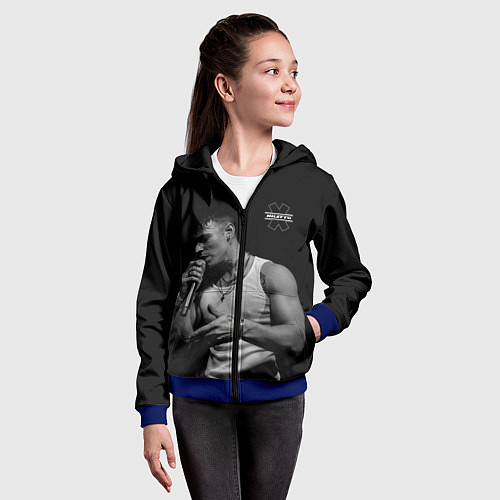 Детская толстовка на молнии NILETTO / 3D-Синий – фото 4