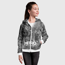 Толстовка на молнии детская Metro Exodus, цвет: 3D-белый — фото 2