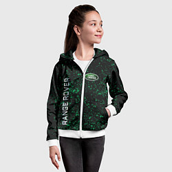 Толстовка на молнии детская LAND ROVER, цвет: 3D-белый — фото 2