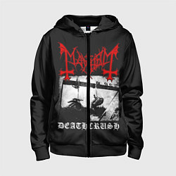 Толстовка на молнии детская Mayhem, цвет: 3D-черный