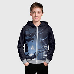 Толстовка на молнии детская Little Nightmares, цвет: 3D-меланж — фото 2