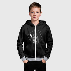 Толстовка на молнии детская Life Is Strange, цвет: 3D-меланж — фото 2