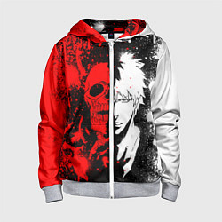 Толстовка на молнии детская ИЧИГО БЛИЧ ICHIGO BLEACH, цвет: 3D-меланж