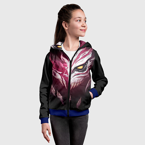 Детская толстовка на молнии ИЧИГО БЛИЧ BLEACH / 3D-Синий – фото 4