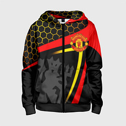 Толстовка на молнии детская МАНЧЕСТЕР MANCHESTER SPORT, цвет: 3D-черный