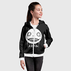 Толстовка на молнии детская Emil Nier: Automata, цвет: 3D-белый — фото 2