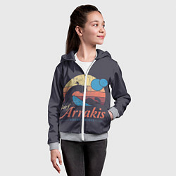 Толстовка на молнии детская Дюна Арракис, цвет: 3D-меланж — фото 2