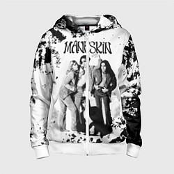 Детская толстовка на молнии Maneskin Монэскин, рок - группа