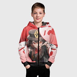 Толстовка на молнии детская ХУ ТАО С ПРИЗРАКАМИ, цвет: 3D-черный — фото 2