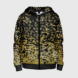 Толстовка на молнии детская Fashion Pattern 2028, цвет: 3D-черный