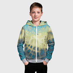 Толстовка на молнии детская Коллекция Journey Бриз 126-2-119-9, цвет: 3D-меланж — фото 2