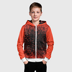 Толстовка на молнии детская Распространение Вируса, цвет: 3D-белый — фото 2