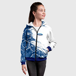 Толстовка на молнии детская Форд ford, цвет: 3D-синий — фото 2