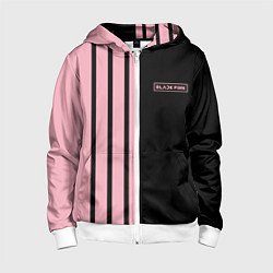 Детская толстовка на молнии BLACKPINK HALF BLACK-PINK MINI LOGO