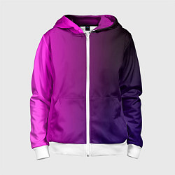 Детская толстовка на молнии VIOLET gradient