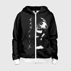 Детская толстовка на молнии Tokyo Ghoul Kaneki Ken - anime