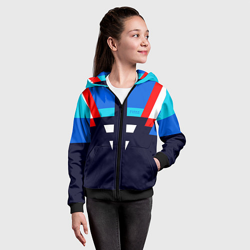 Детская толстовка на молнии Как в девяностых FIRM / 3D-Черный – фото 4