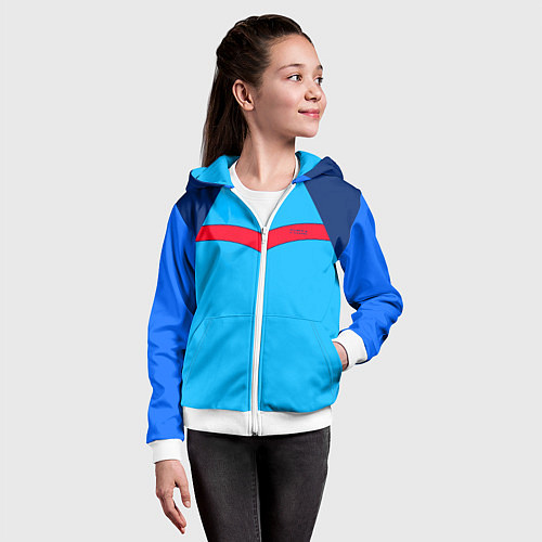 Детская толстовка на молнии Спортик из 90х FIRM / 3D-Белый – фото 4