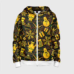 Детская толстовка на молнии New Year toys