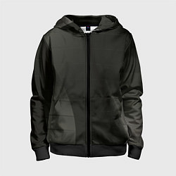 Детская толстовка на молнии Чёрные геометрические металлические листы