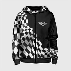 Детская толстовка на молнии Mini racing flag