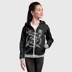 Толстовка на молнии детская Форма NIP, цвет: 3D-меланж — фото 2