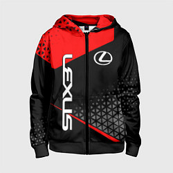 Детская толстовка на молнии Lexus - red sportwear