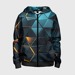 Детская толстовка на молнии Объемные частицы с подсветкой