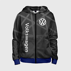 Детская толстовка на молнии Volkswagen - classic black