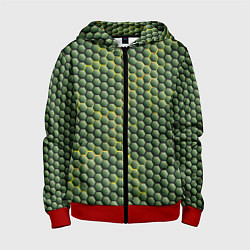 Детская толстовка на молнии Желтая энергия