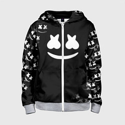 Детская толстовка на молнии Marshmello black collection