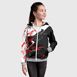 Толстовка на молнии детская Tokyo Dragon, цвет: 3D-меланж — фото 2