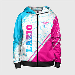 Детская толстовка на молнии Lazio neon gradient style вертикально